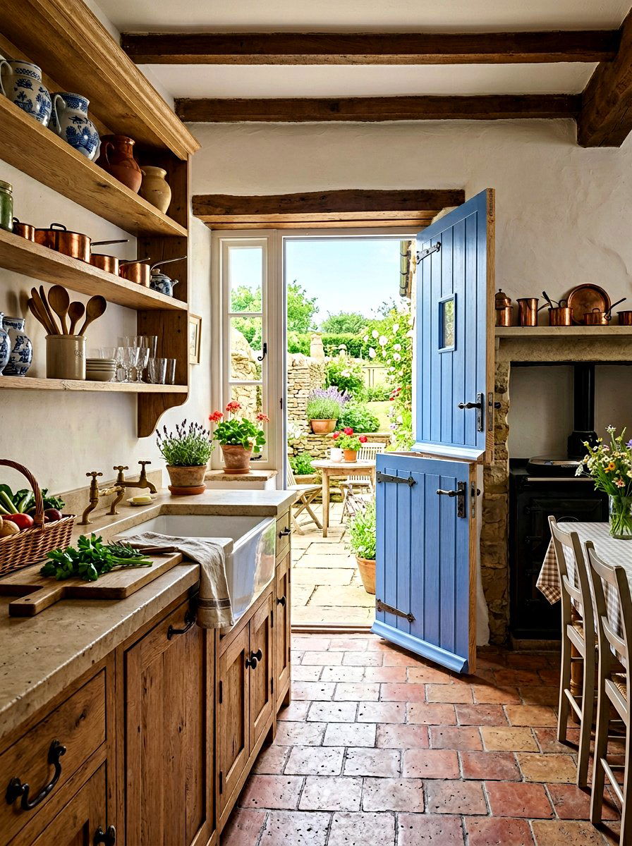 Dutch door kitchen - 30 rustic European kitchen ideas
