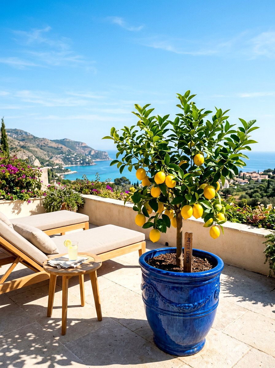 Dwarf Citrus Tree - 30 edible patio garden ideas