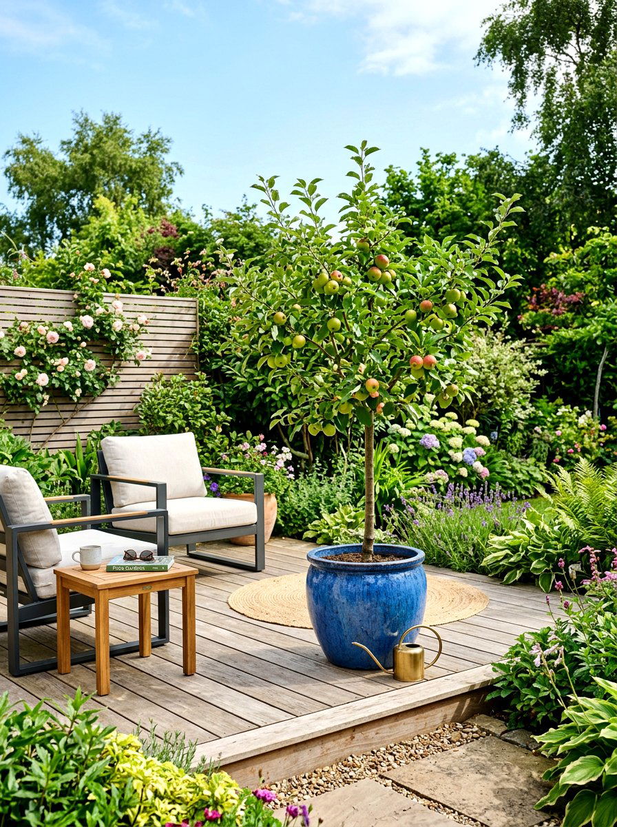 Dwarf Fruit Tree - 30 edible entertaining backyard ideas