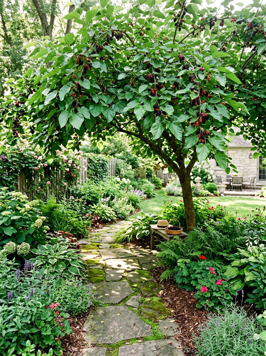 Dwarf Mulberry Tree Backyard - 30 dwarf fruit tree garden ideas