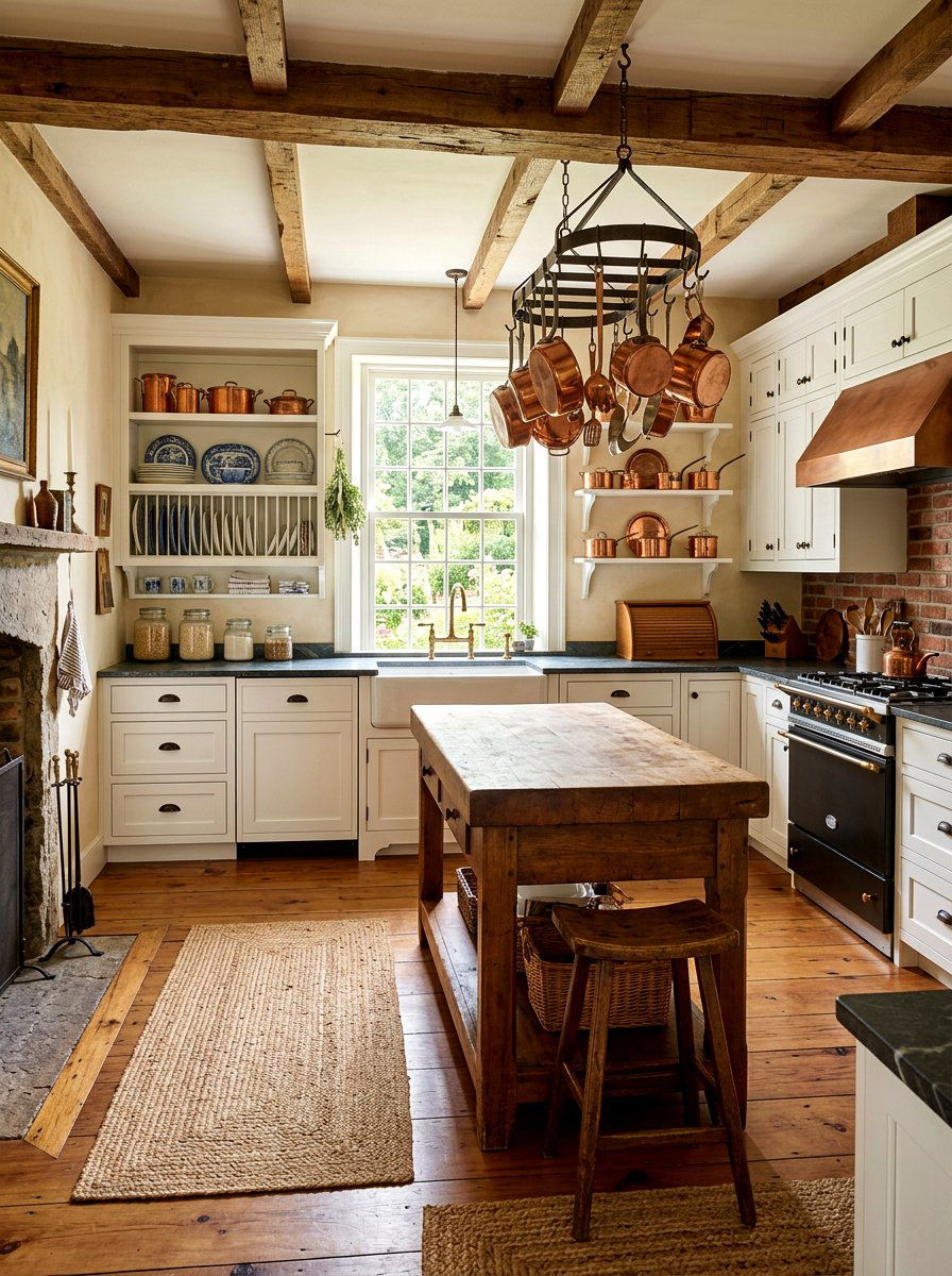 Early American hardwood - 30 hardwood floor stain ideas