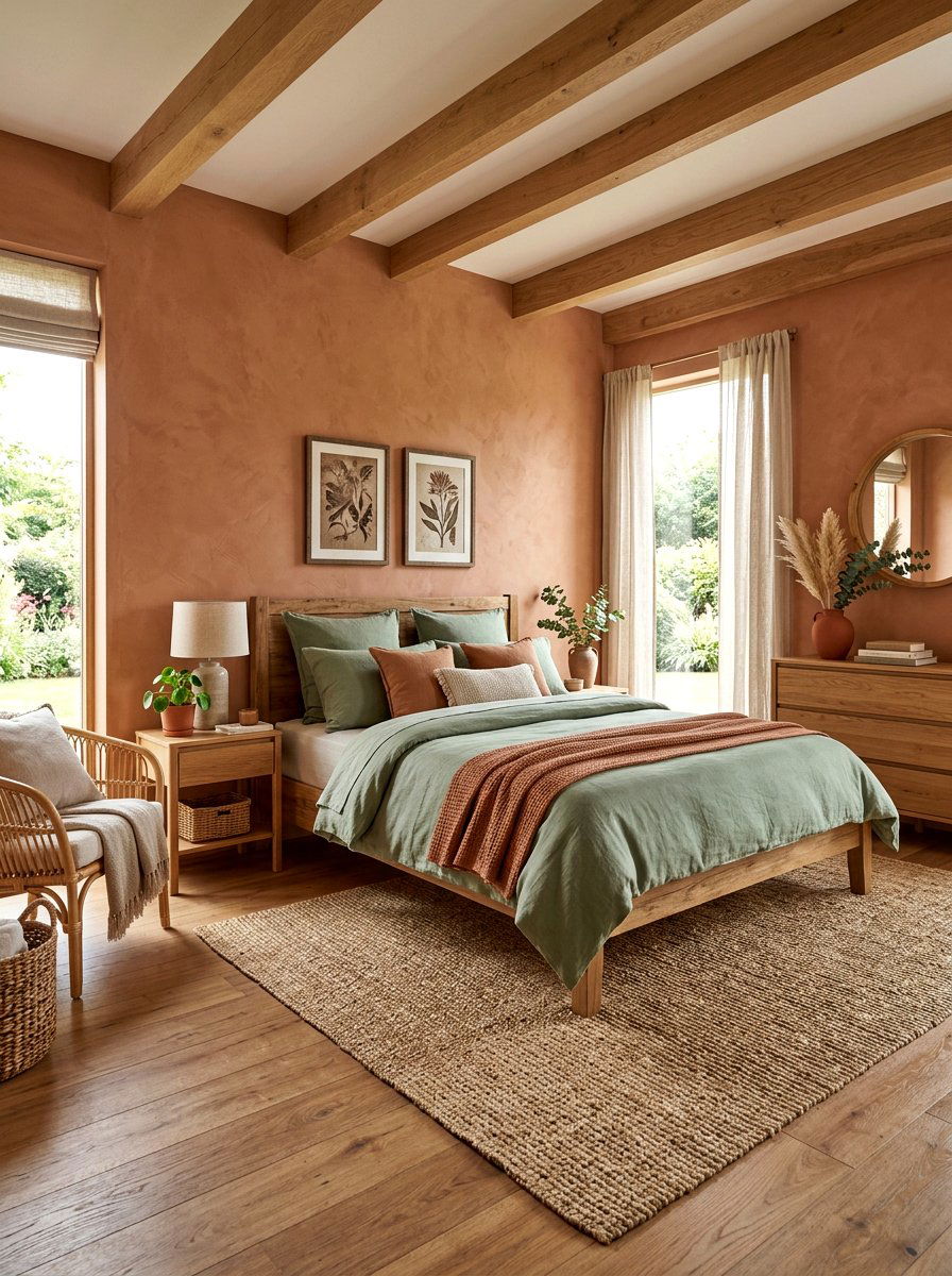 Earth Tone Bedroom - 30 modern bedroom ideas