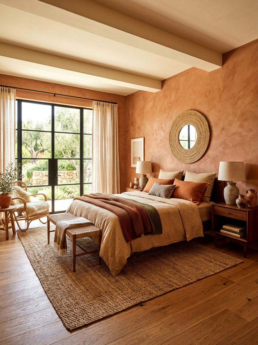 Earth Tone Bedroom - 30 sanctuary bedroom ideas