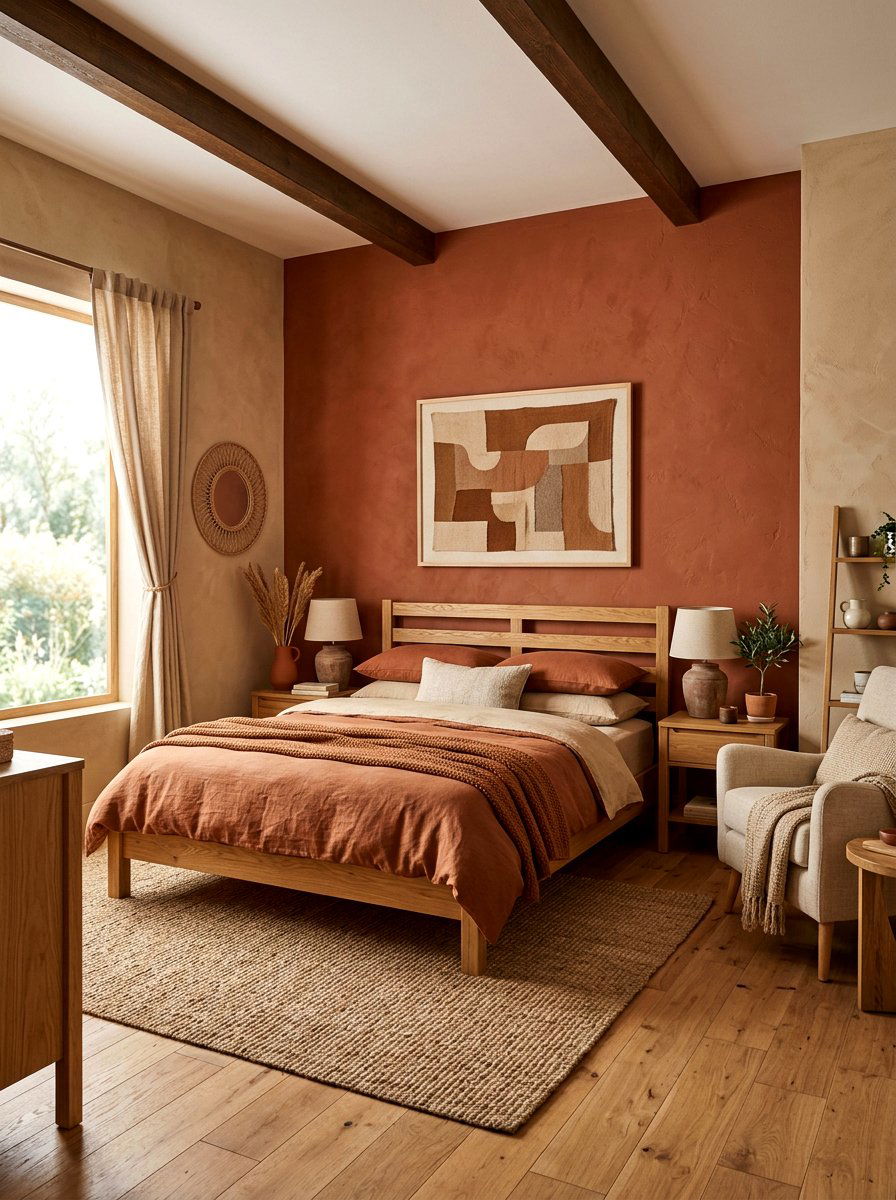 Earth Tone Bedroom - 30 low stimulation bedroom ideas