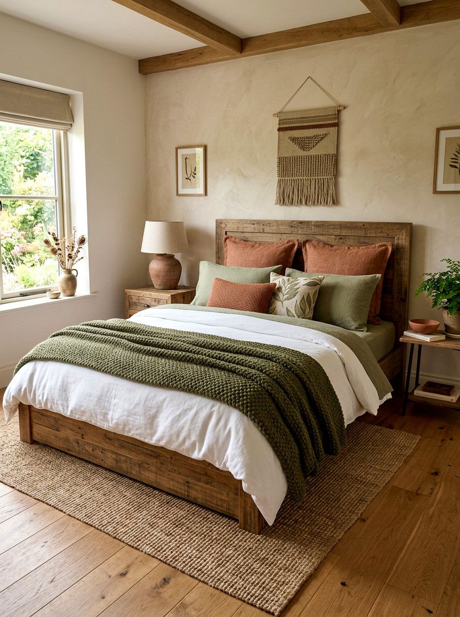 Earth Tone Bedscape - 30 designer bedscape ideas