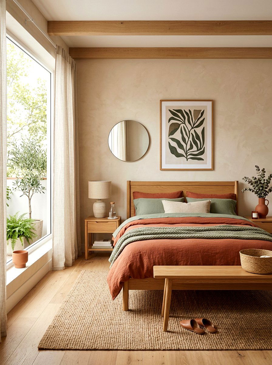Earth Tone Minimalist Bedroom - 30 minimalist bedroom ideas