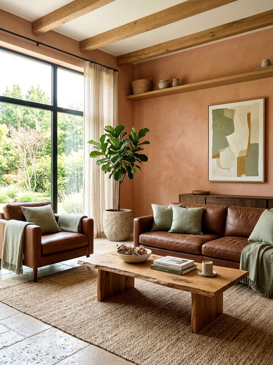 Earth Tone Minimalist Living Room - 30 minimalist living room decor ideas