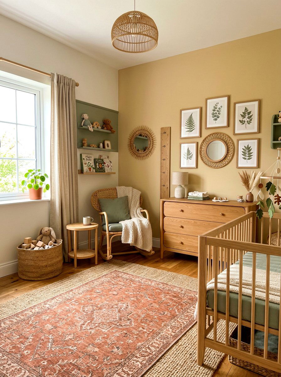 Earth Tone Nursery - 30 minimalist nursery ideas