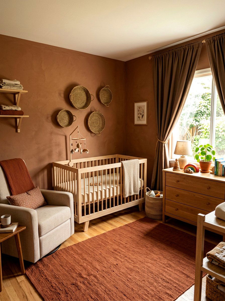 Earth Tone Nursery - 30 Pinterest nursery ideas