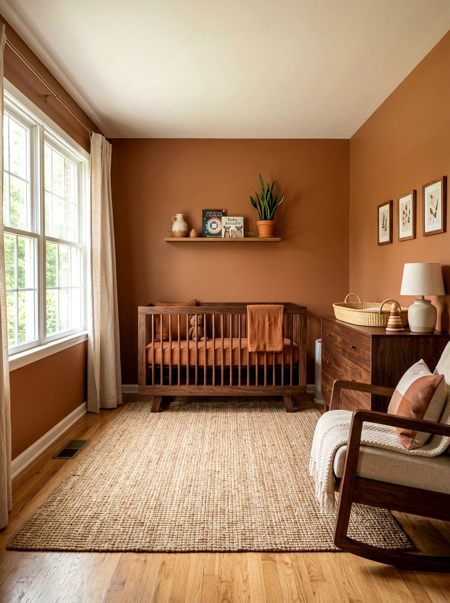 Earth Tone Nursery - 30 quiet luxury nursery ideas
