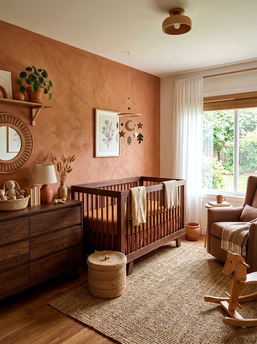 Earth Tone Nursery - 30 viral nursery ideas