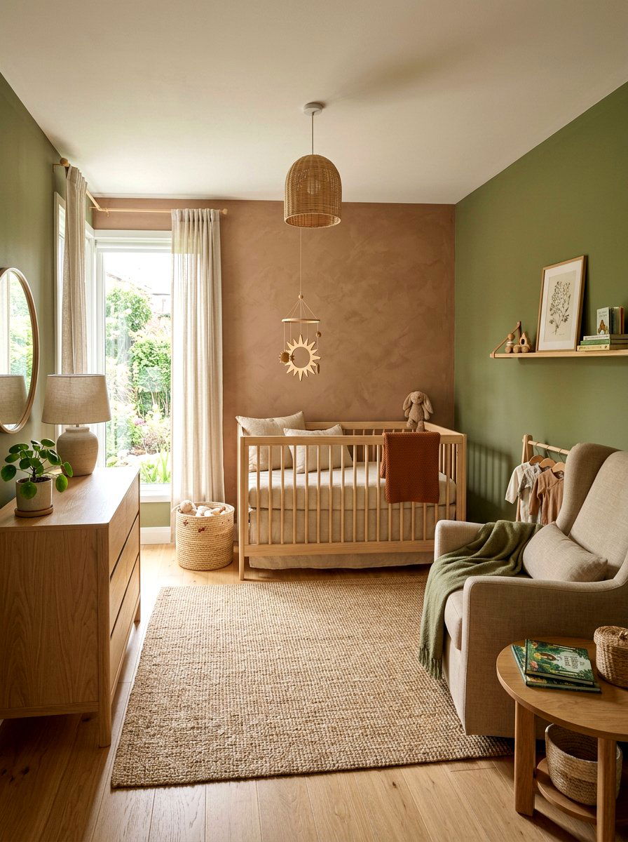 Earth tone nursery - 30 collected nursery decor ideas