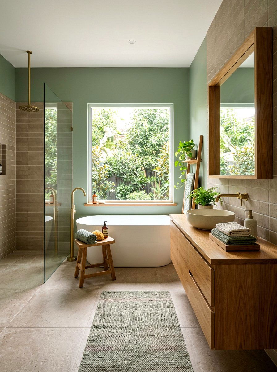 Earthy Bathroom Palette - 30 quiet luxury bathroom ideas