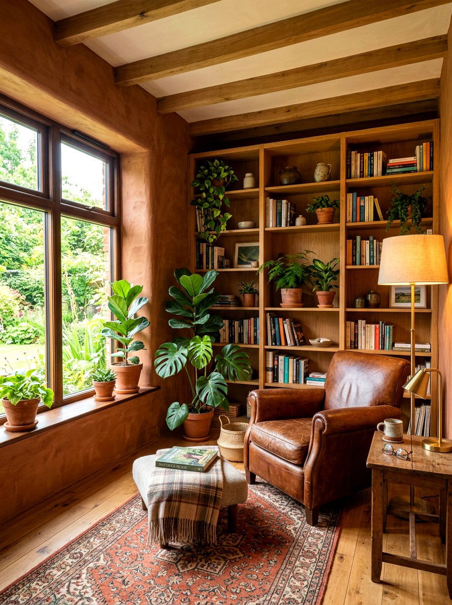 Earthy Clay Plaster - 30 plaster wall ideas