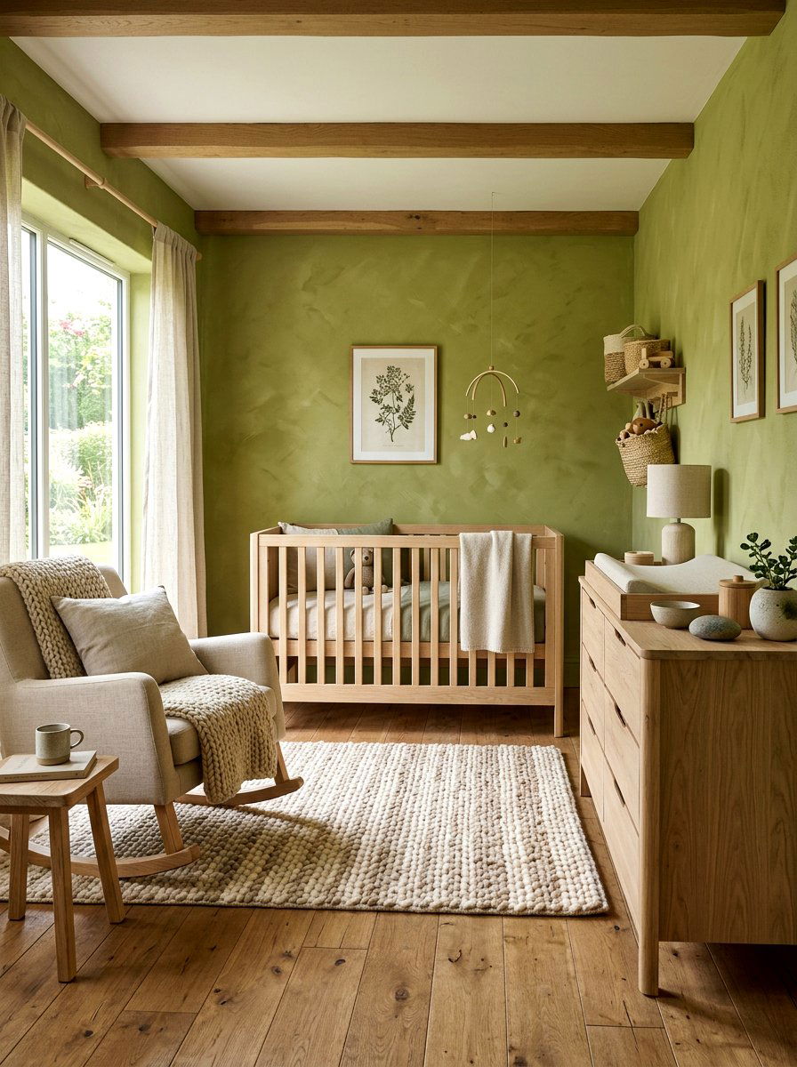 30 Soft Green Nursery Ideas for Fresh, Growing Peace at Home