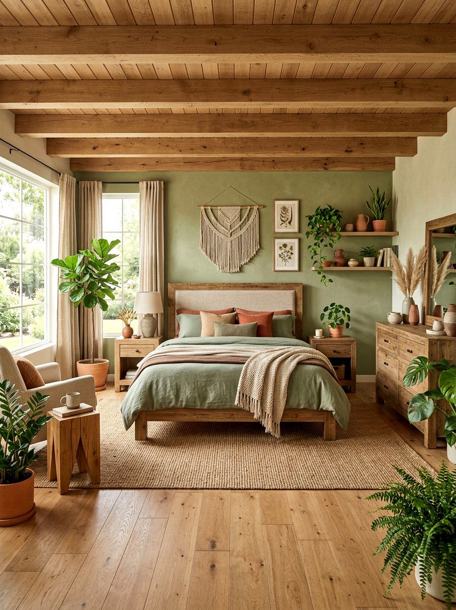Earthy Master Bedroom - 30 master bedroom ideas