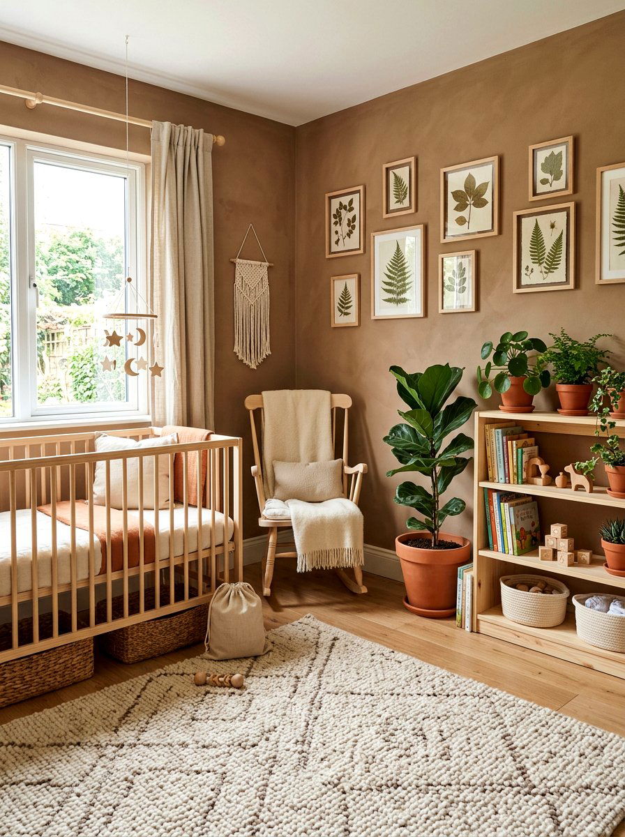 Earthy Mocha Nursery Vibe - 30 mocha nursery ideas