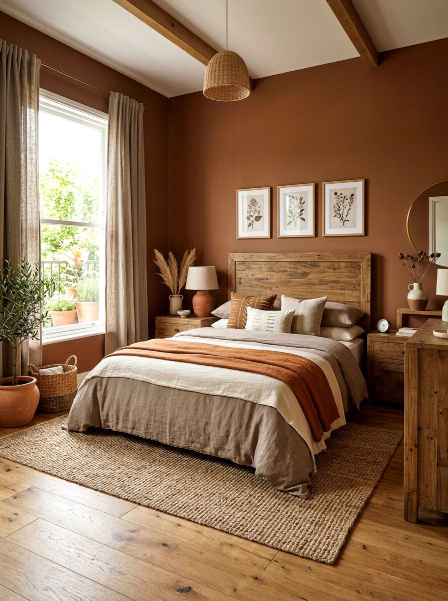Earthy Neutral Bedroom - 30 serene bedroom ideas