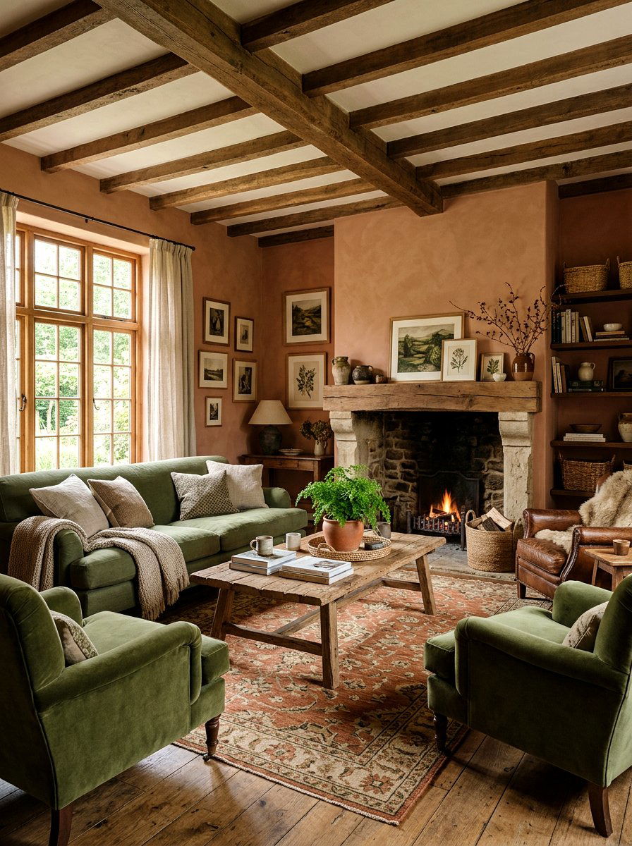 Earthy Tone Traditional Room - 30 classic traditional living room ideas