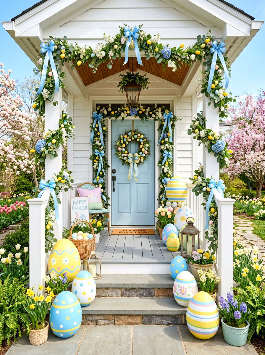 30 Holiday Porch Decor Ideas for a Warm, Welcoming Entrance