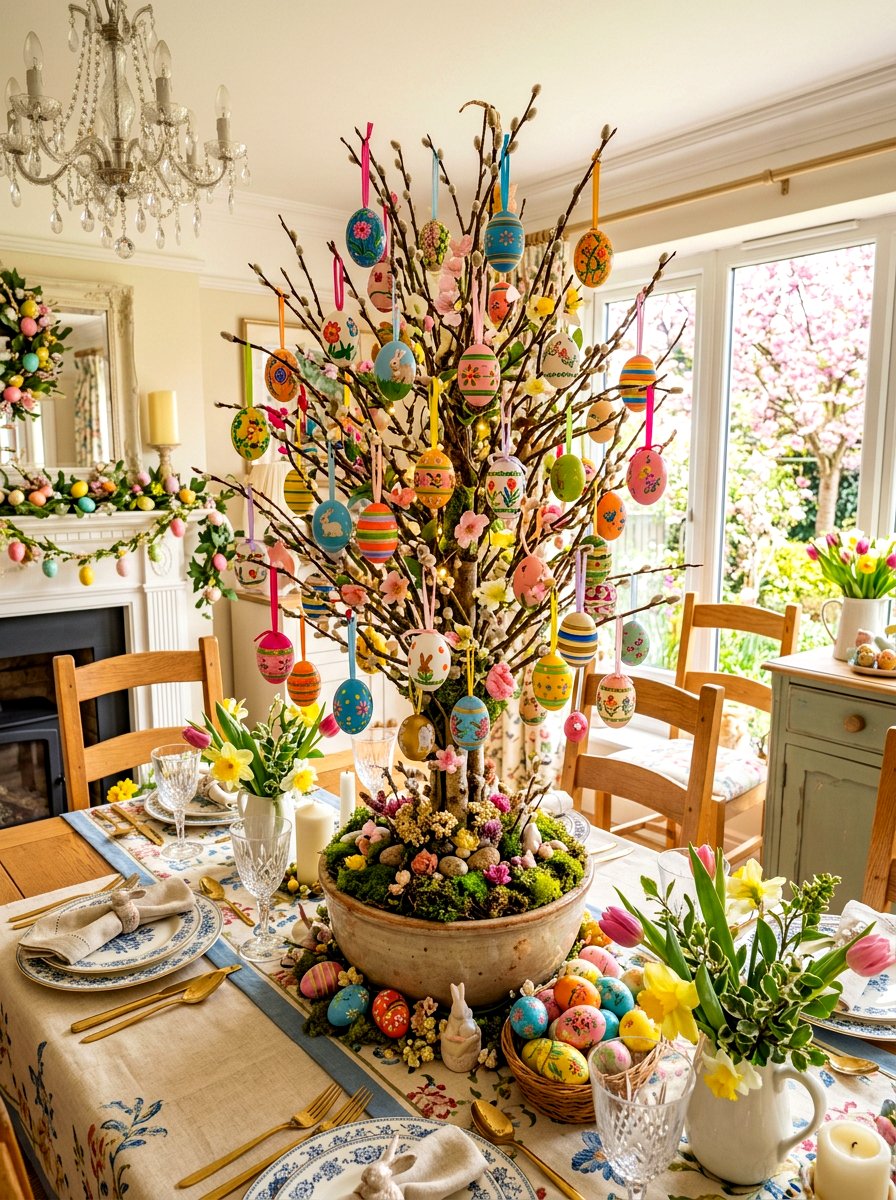 Easter Egg Tree - 30 spring brunch table ideas