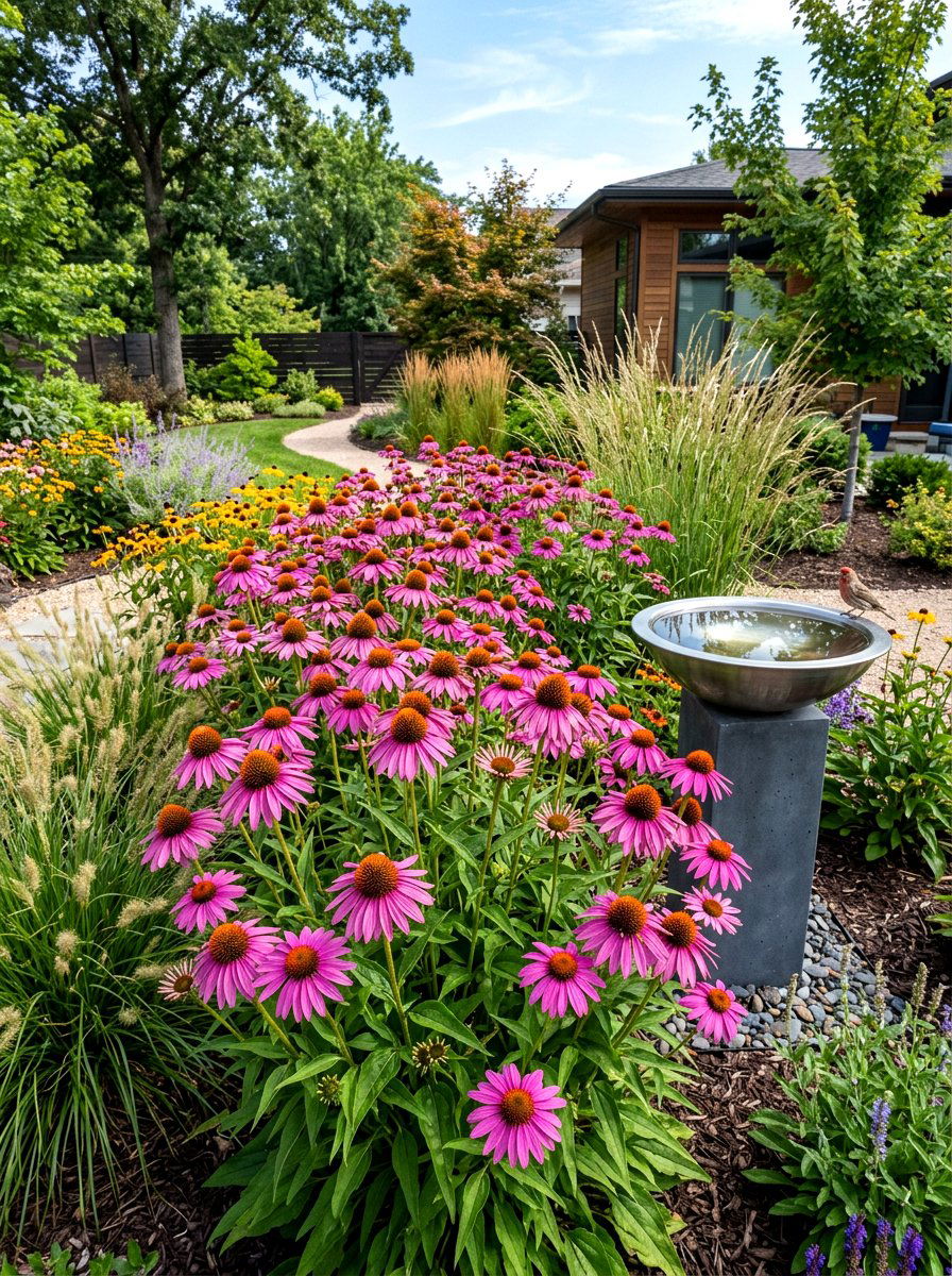 Echinacea For Pollinators - 30 pollinator garden ideas