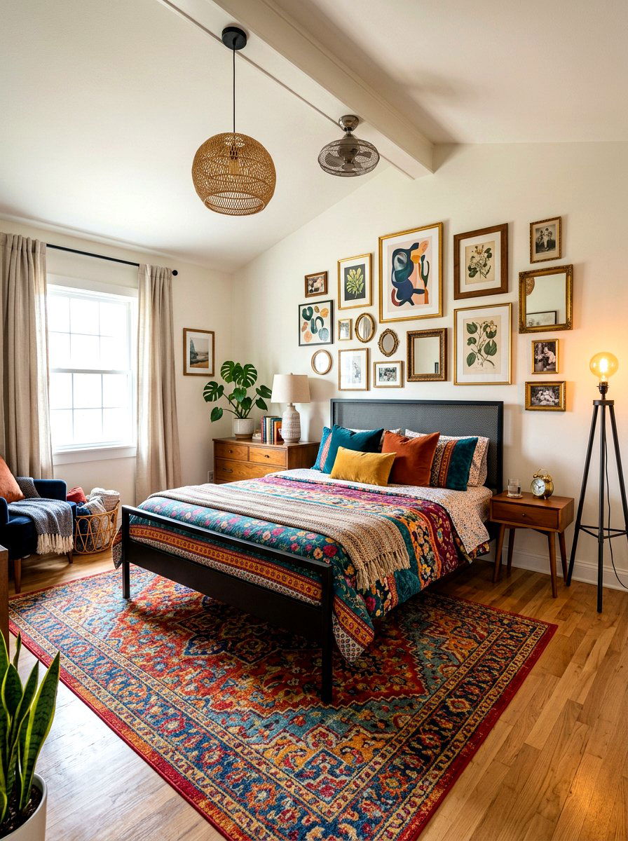 Eclectic Bedroom - 30 bedroom makeover ideas
