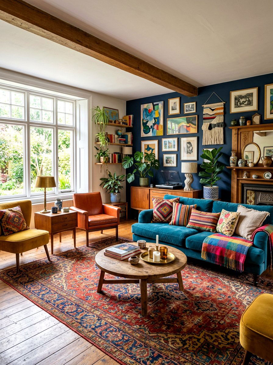 Eclectic Decor - 30 artful living room ideas