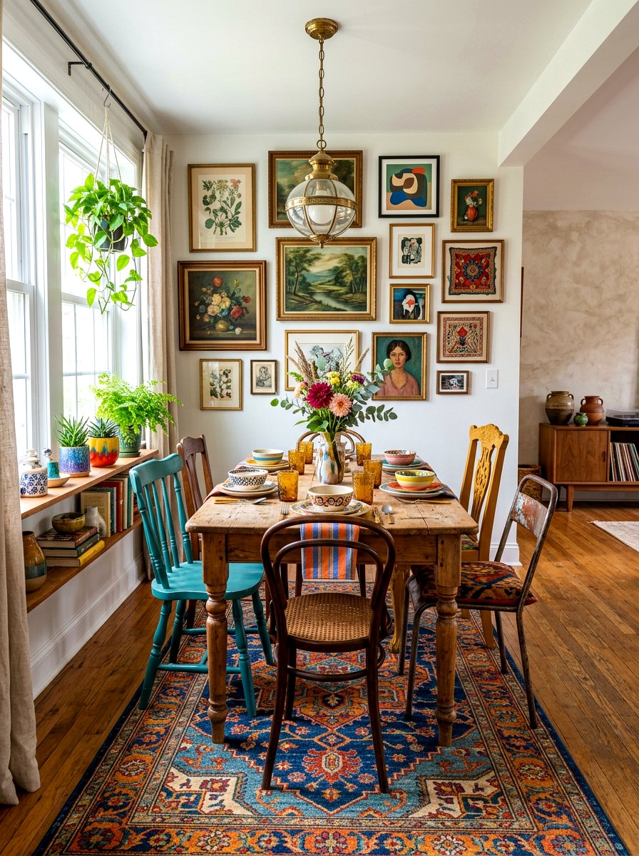 Eclectic Dining Nook Decor - 30 small dining nook ideas