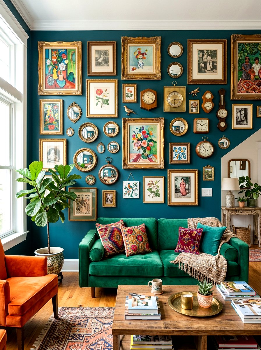 Eclectic Mixed Media - 30 gallery wall ideas