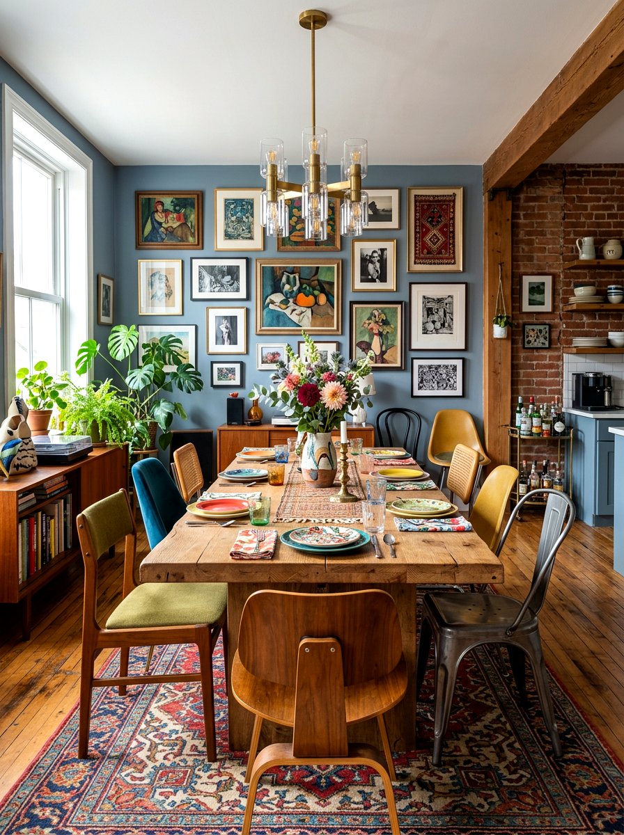 Eclectic Modern Dining Room - 30 modern dining room ideas