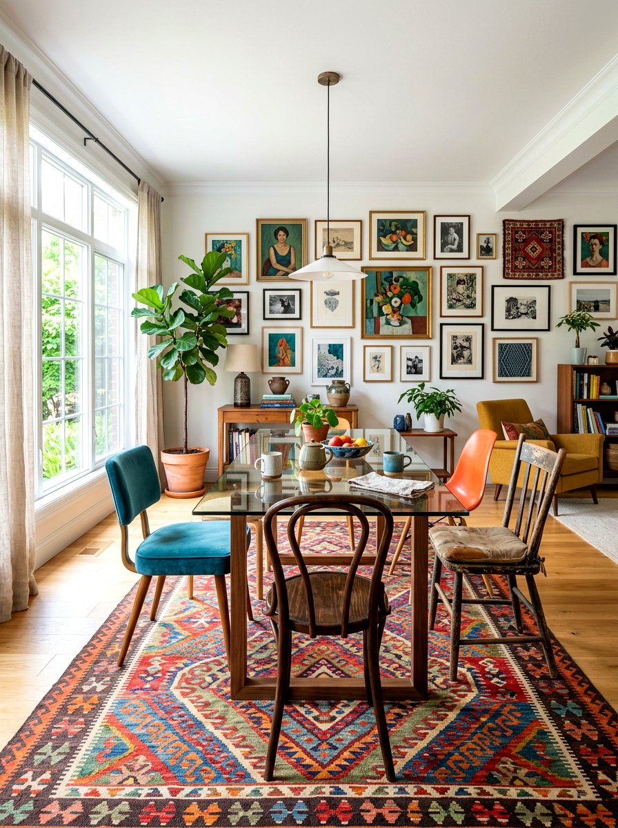 Eclectic Morning Space - 30 breakfast room decor ideas