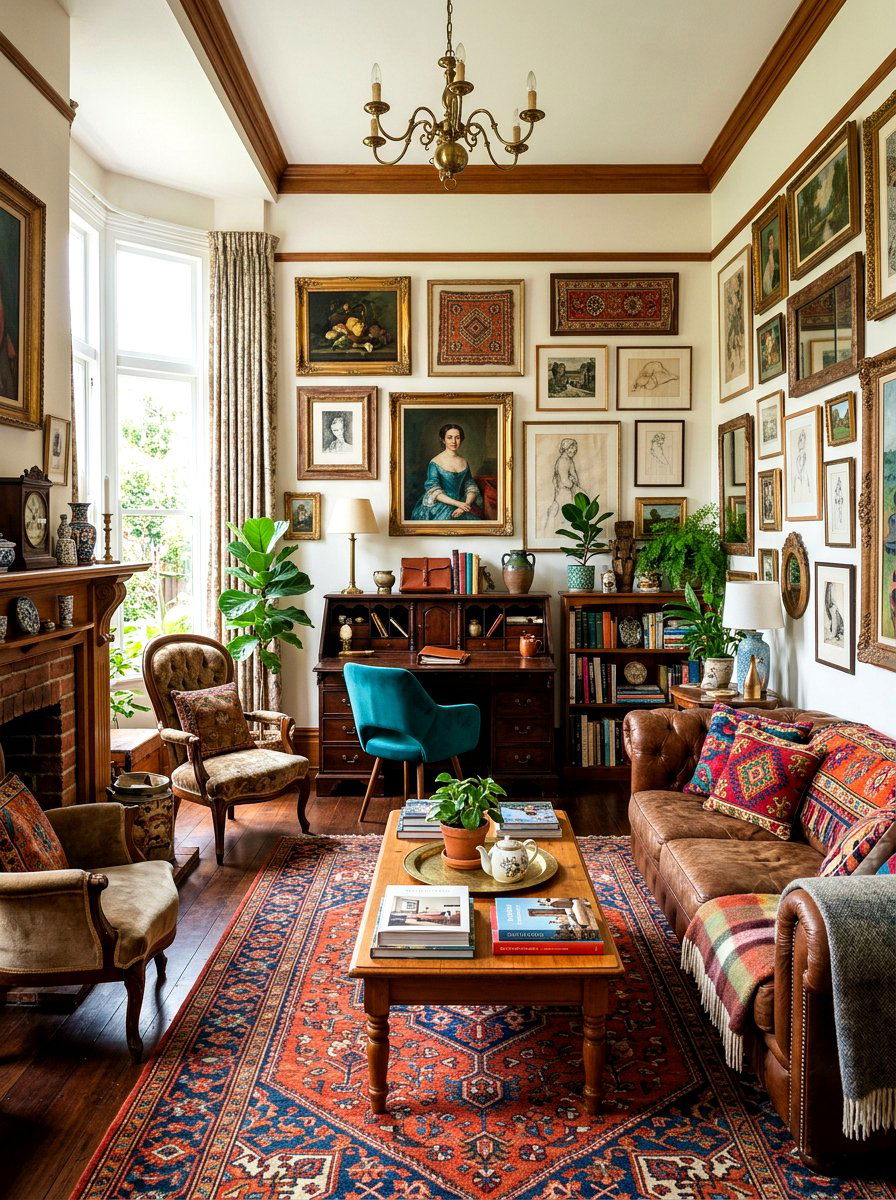 Eclectic Traditional Living Room - 30 updated traditional living room ideas