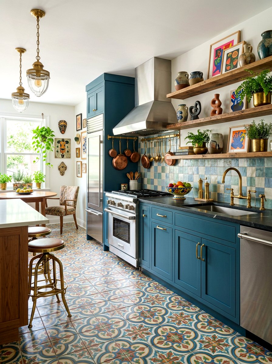 Eclectic kitchen mixed metals - 30 mixed metal kitchen ideas