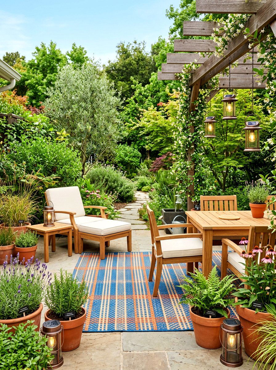 Eco friendly patio design - 30 low waste home ideas