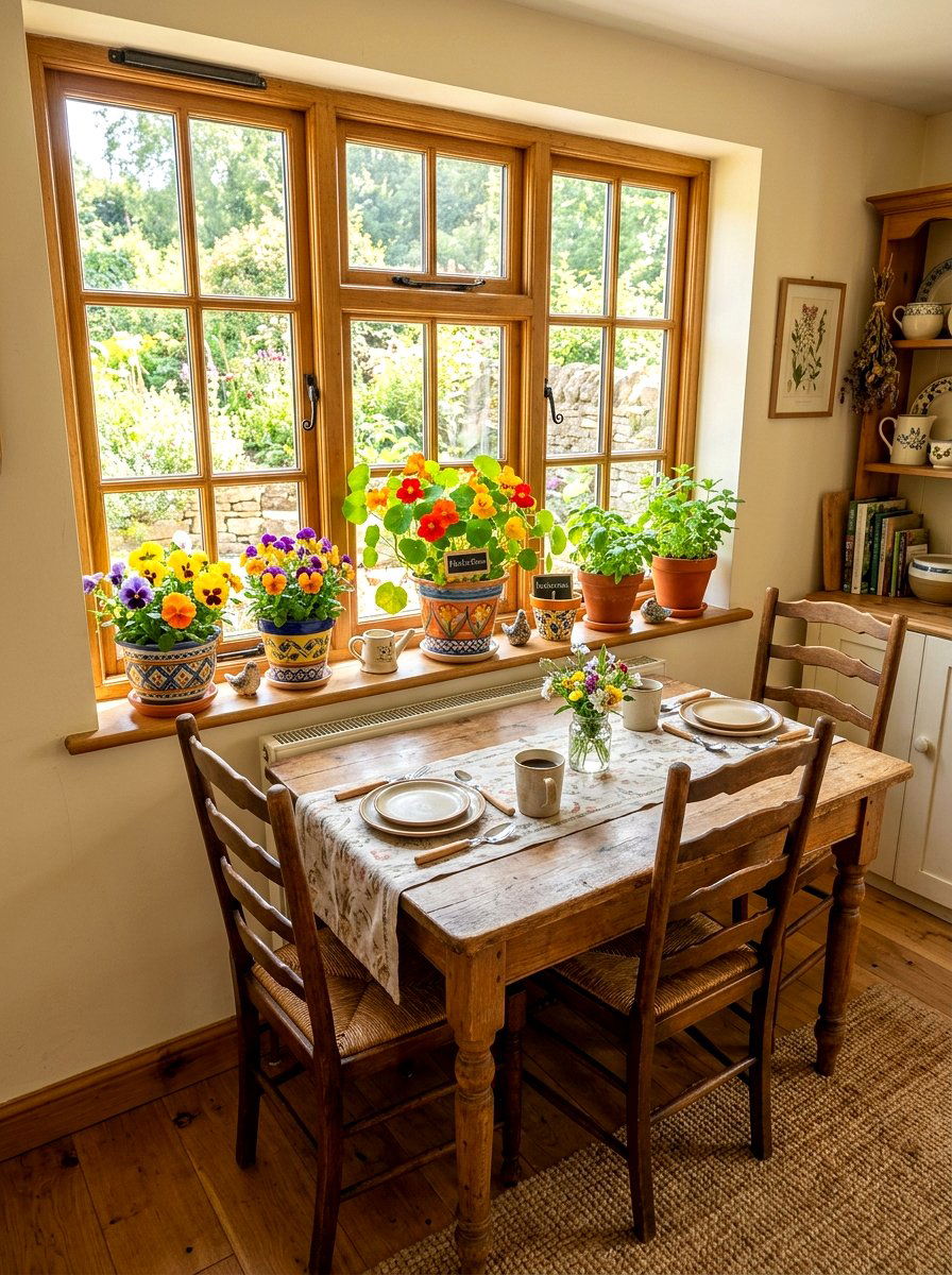 Edible Flower Pots - 30 windowsill garden ideas