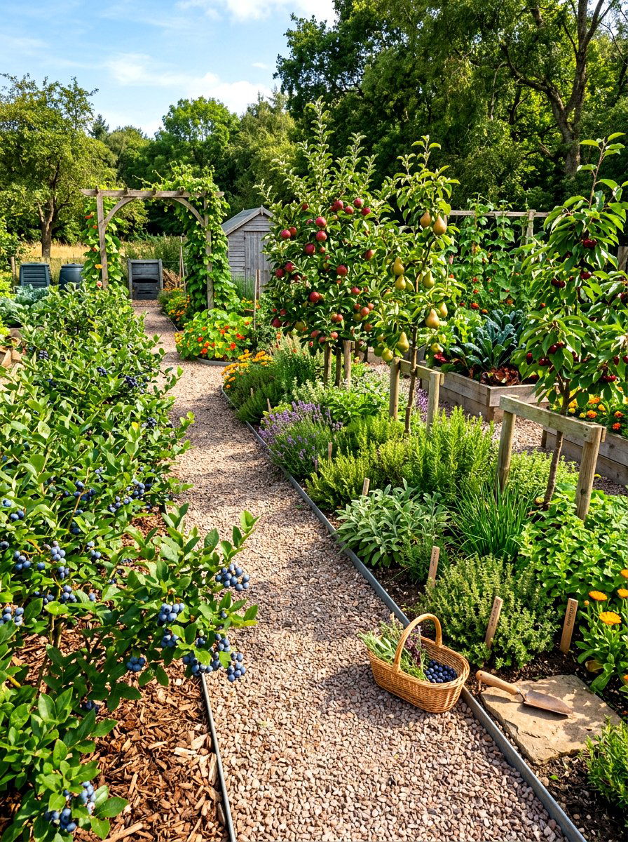 Edible Foraging Garden - 30 summer garden ideas