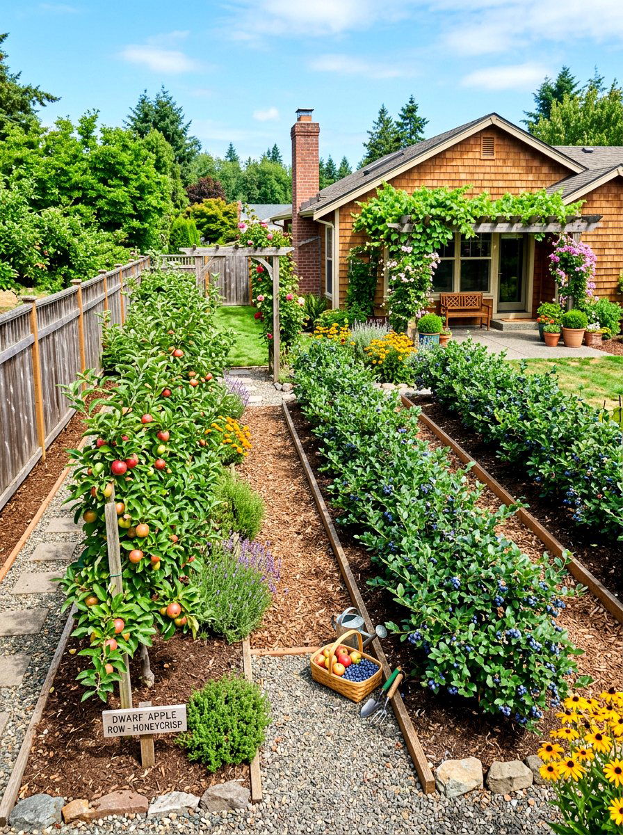 Edible Fruit Garden - 30 year round garden ideas