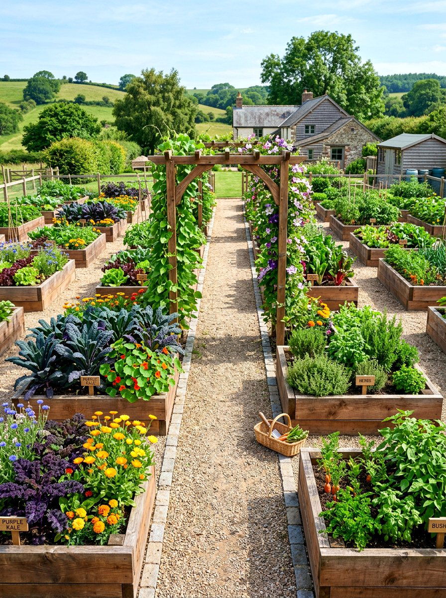 Edible Garden - 30 garden decor ideas
