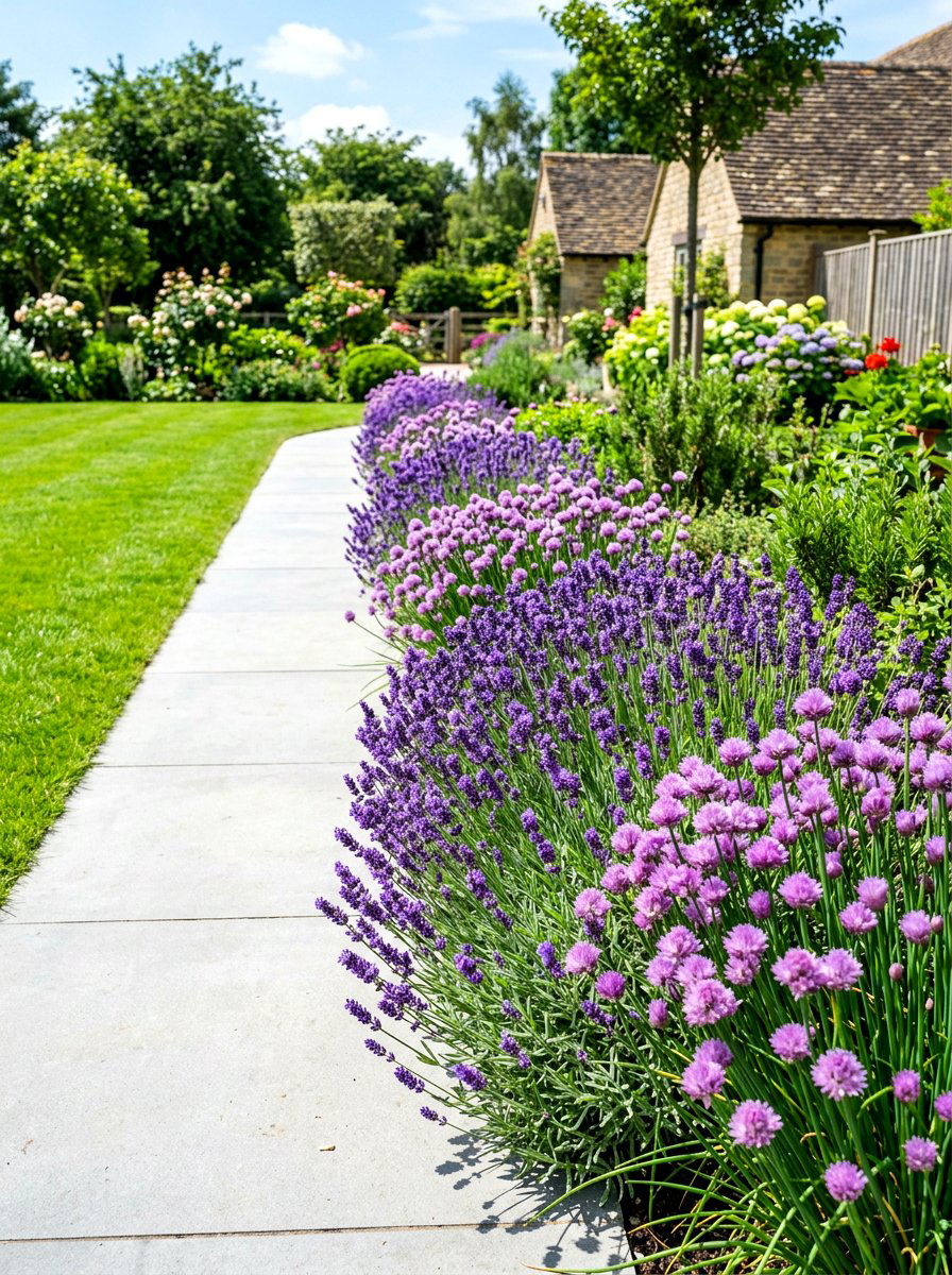 Edible Herb Garden Border - 30 modern herb garden ideas