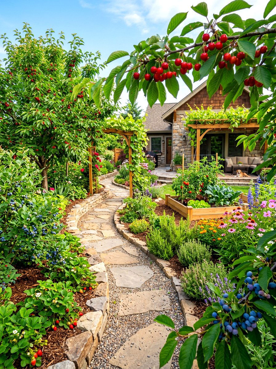 Edible Landscape Design - 30 no mow lawn garden ideas