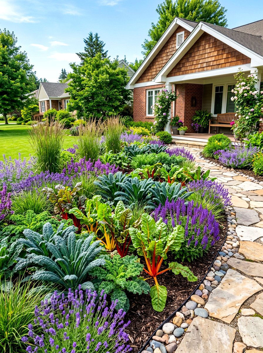 Edible Landscape Vegetable Garden - 30 year round vegetable garden ideas
