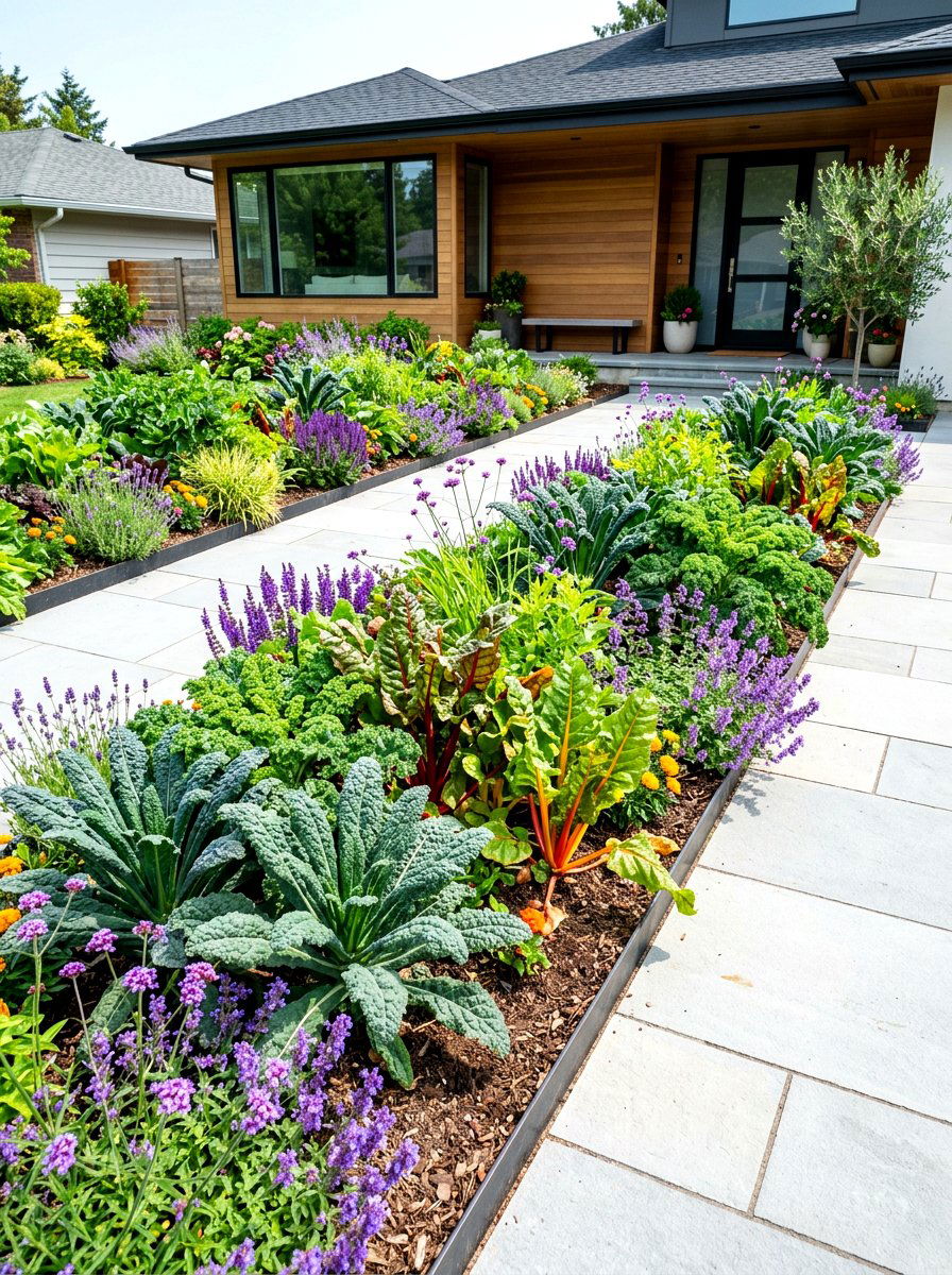 Edible Landscaping Vegetable Garden - 30 vegetable garden ideas