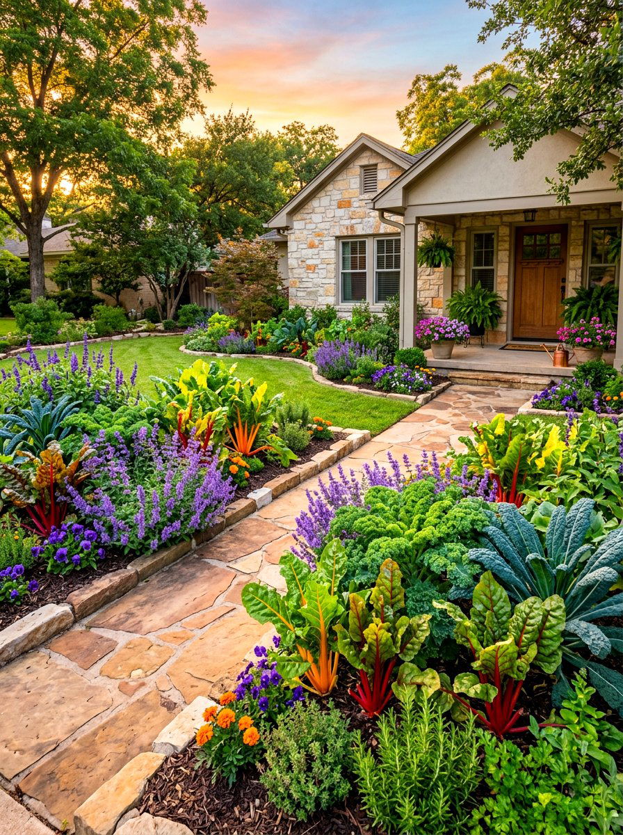 Edible Landscaping - 30 easy vegetable garden ideas