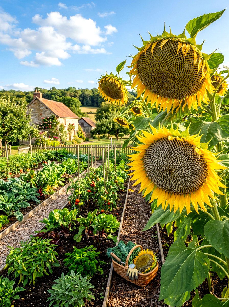Edible Sunflower Patch - 30 sunflower patch ideas