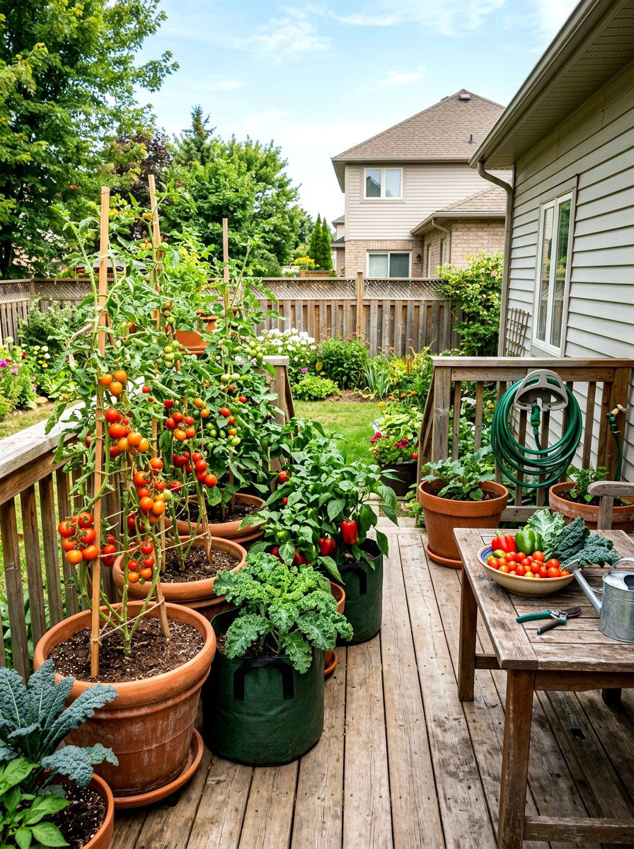 Edible Vegetable Containers - 30 container garden makeover ideas