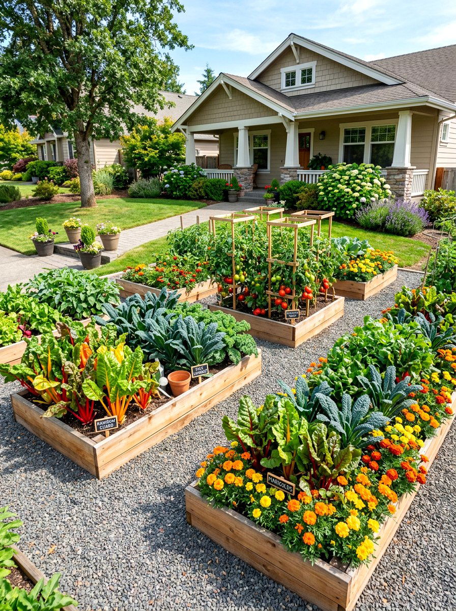 Edible Yard - 30 front yard garden ideas