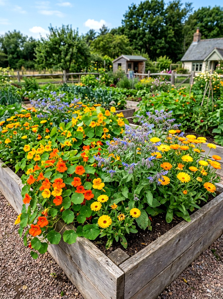 Edible wildflower plot - 30 wildflower patch ideas