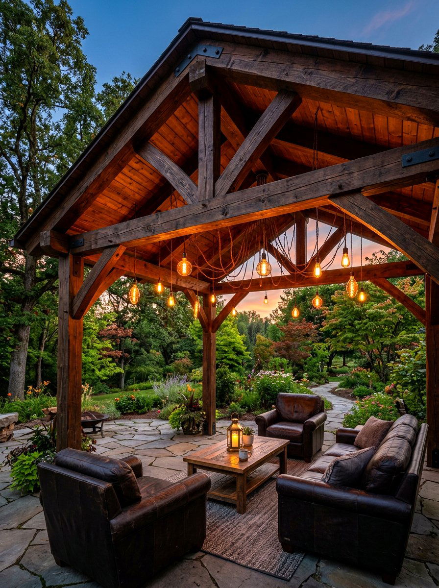 Edison Bulb Gazebo Lighting - 30 gazebo lighting ideas