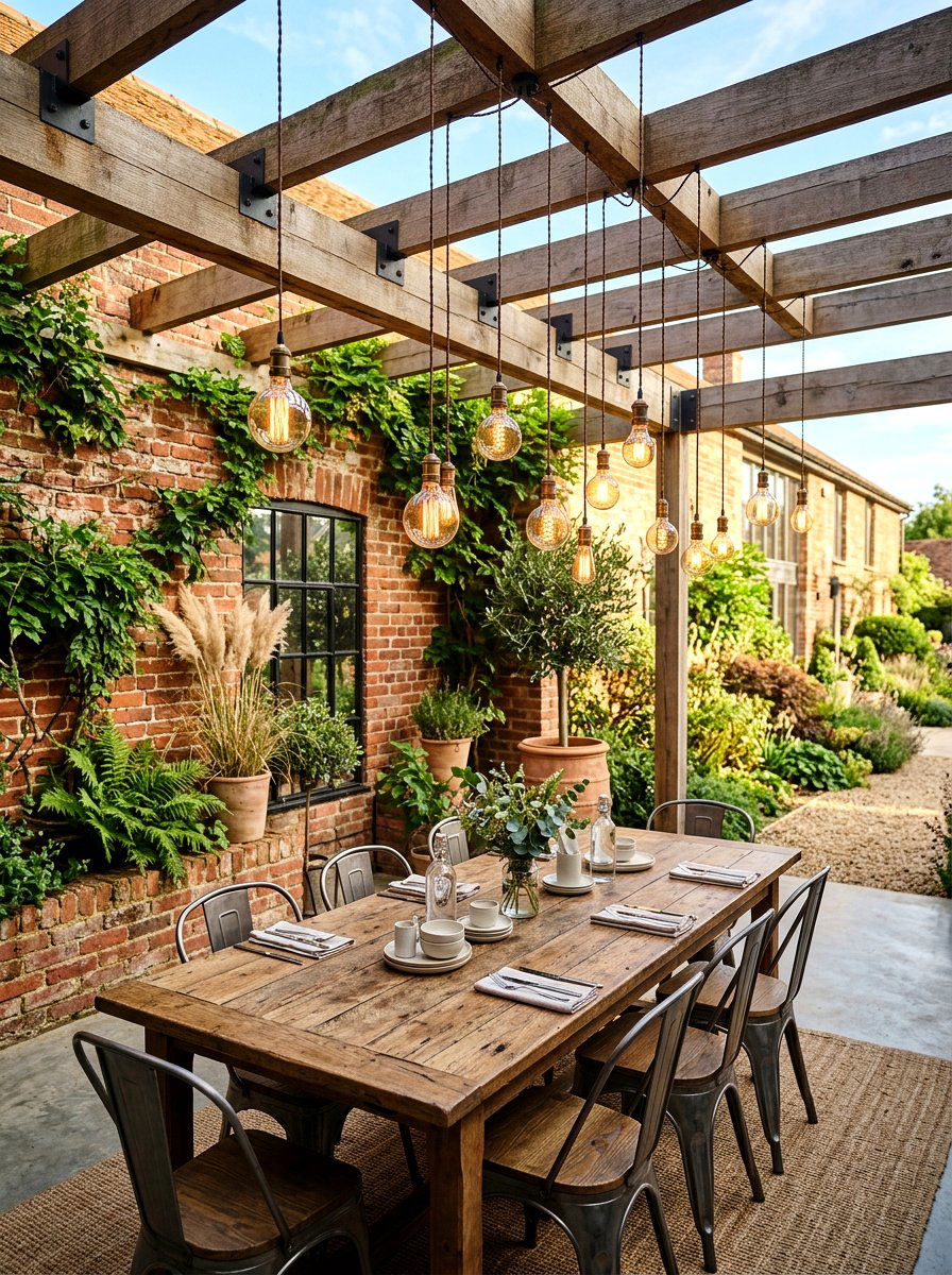 Edison Bulbs - 30 patio lighting ideas